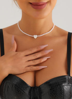 欧美饰品波西米亚风玉白水晶串珠