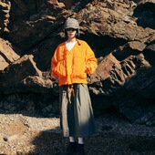 DAIKON Lab.25aw户外3M新雪丽复古绗缝轻质保暖廓形短款 棉服外套