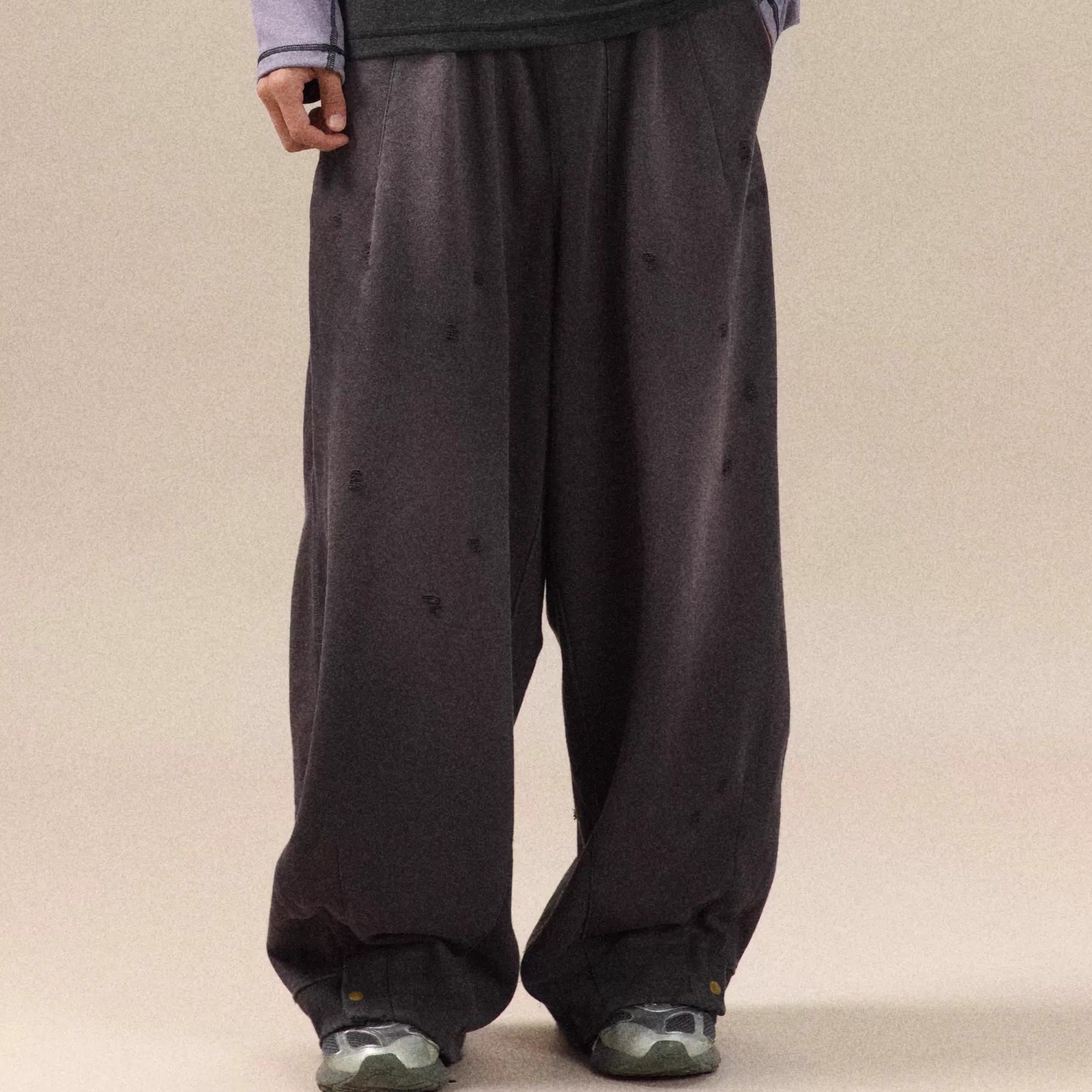 DAIKON复古水洗做旧休闲裤