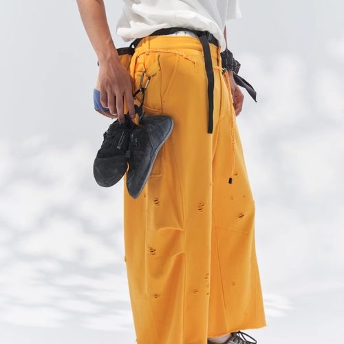 DAIKON复古水洗针织毛圈攀岩裤