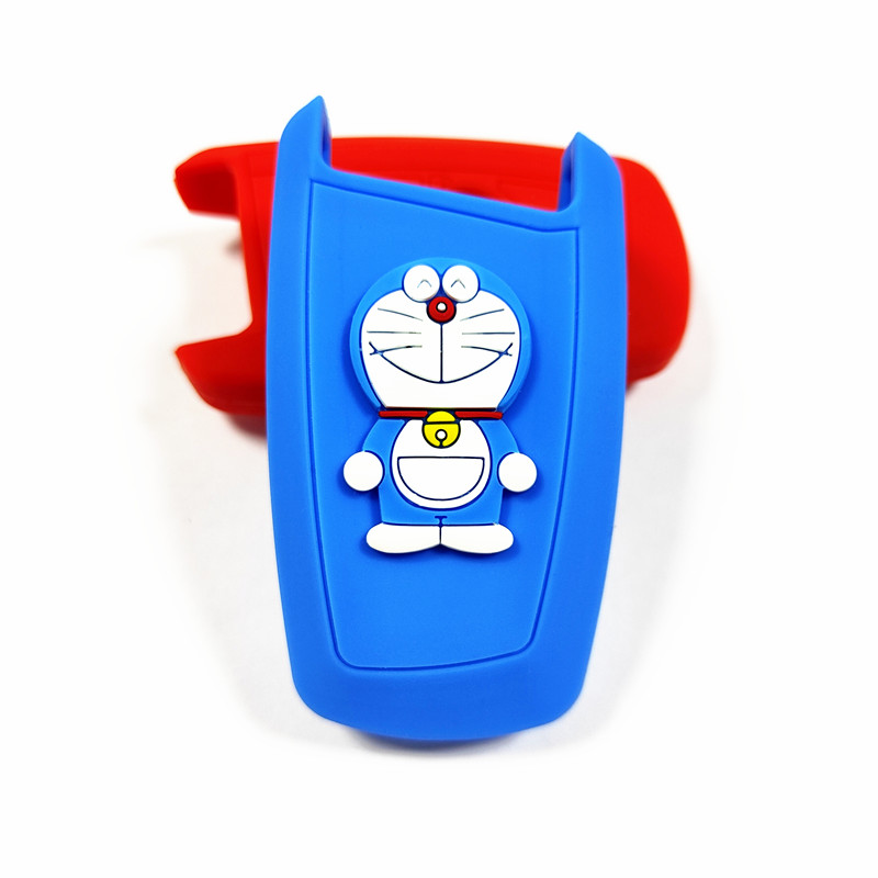 适用宝马3系5系7系320li 1系528卡通535X3X4可爱M2硅胶汽车钥匙套