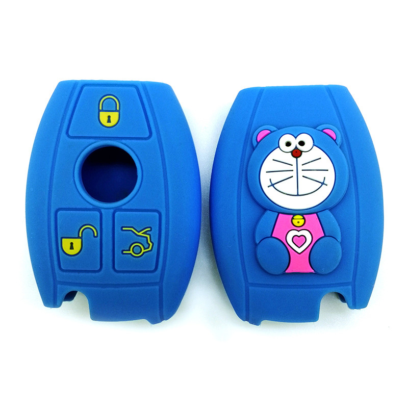 硅胶奔驰可爱防摔钥匙保护套保护