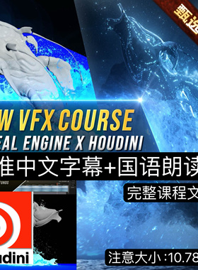 UnrealEngine Houdini Water Tutorial Complete Workflow Course