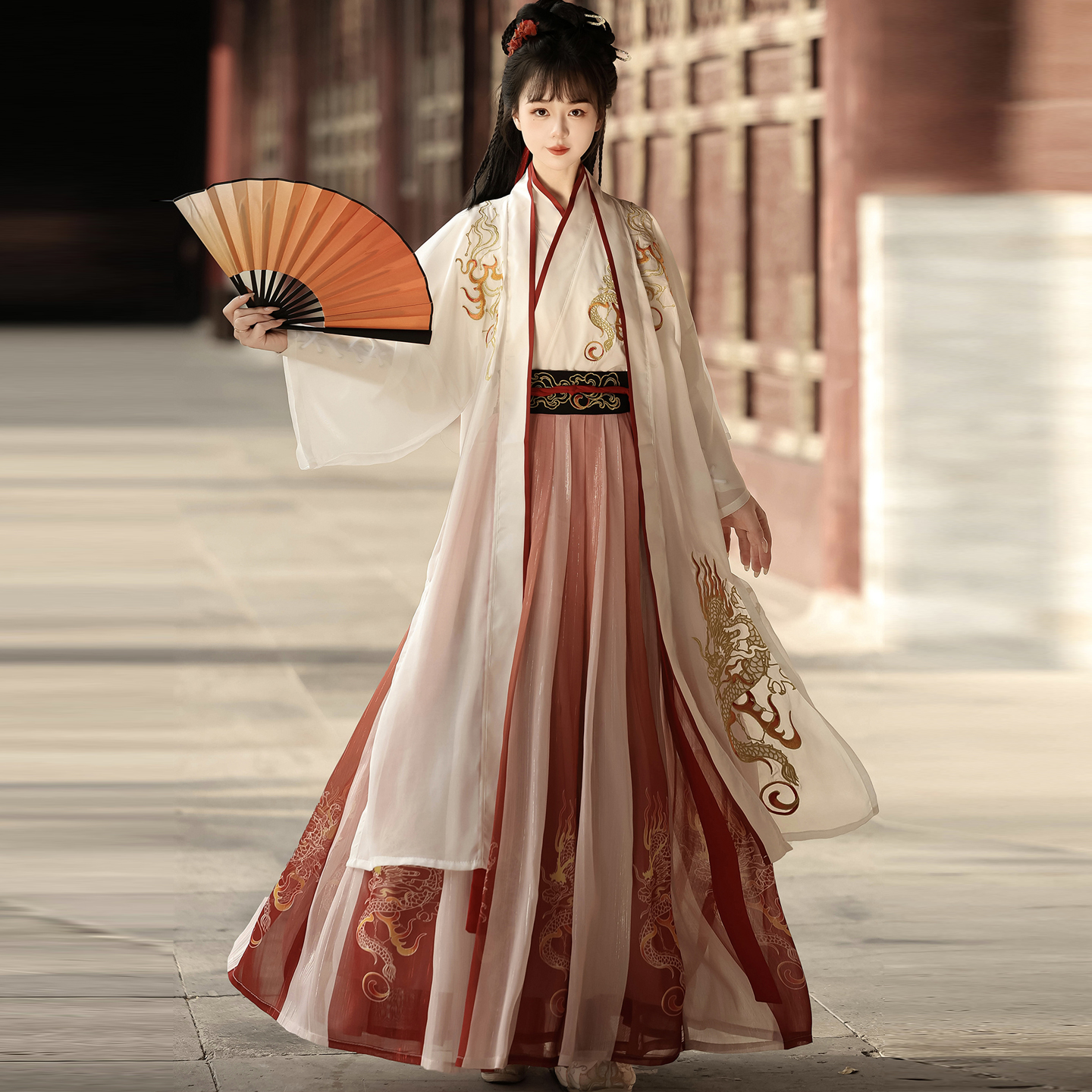 原创汉服宋制交领武侠风学生款
