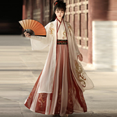 宋制交领武侠风改良日常学生男女款 倾国倾城原创汉服 灵泽 襦裙