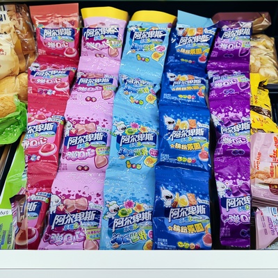 阿尔卑斯乐嚼q橡皮糖果汁软糖