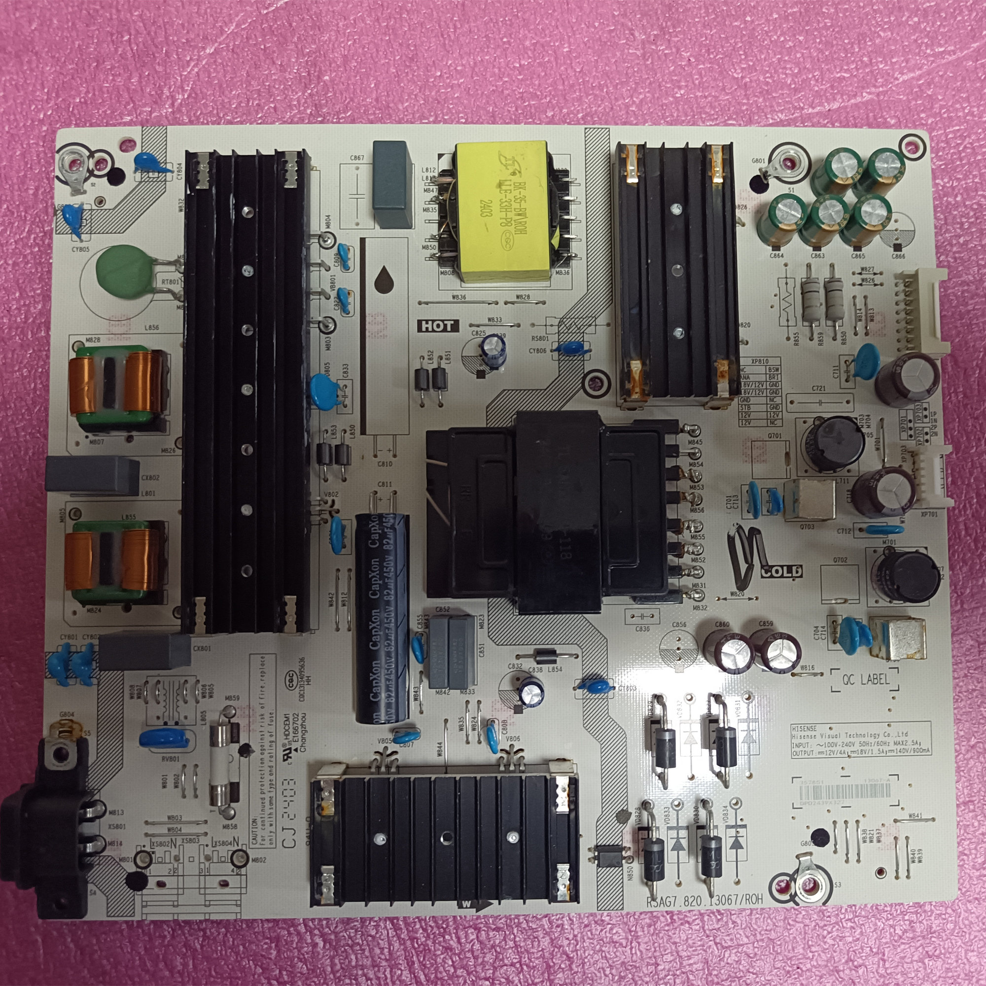 原装海信75E3ND/75E3N 75A56K电源板RSAG7.820.13067/ROH