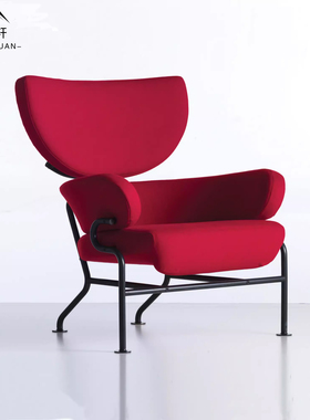 意式轻奢简约设计师Cassina样板房办公洽谈接待Tre Pezzi 扶手椅