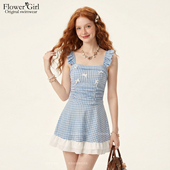 泳衣女款 泡温泉高级感连体裙式 小胸平胸专用日系高颜值成人小个子