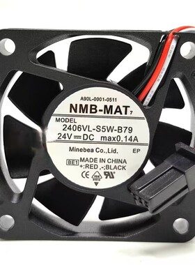 2406VL-S5W-B79 A90L-0001-0511/0423#50 24V 0.14A FANUC风扇