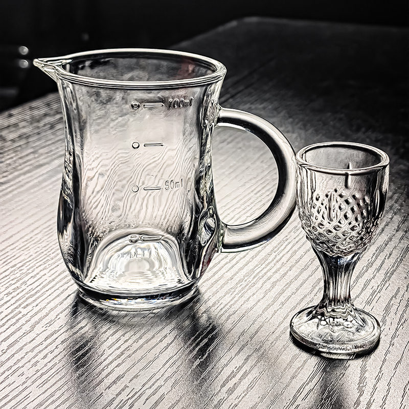 水晶玻璃白酒杯白洒加厚分酒器