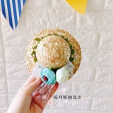 Плетеная шапка, шлем, летний аксессуар на солнечной энергии