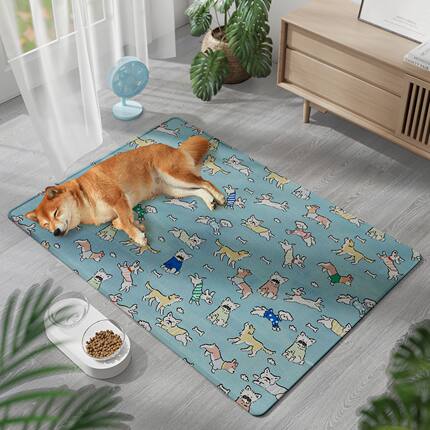 宠物冰垫窝凉垫夏天柴犬防暑冰床垫子猫咪狗狗睡觉用凉席降温睡垫