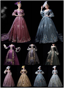 英国皇室宫廷女装出租都铎王朝西欧贵族服装租赁王子公主贵妇礼服