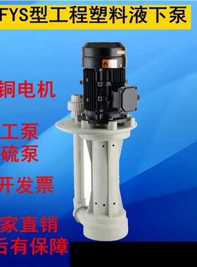 FSY65-32-7.5/FSY85-30-5.5海水潜水泵FSY25-5-0.123HP带上水管PP