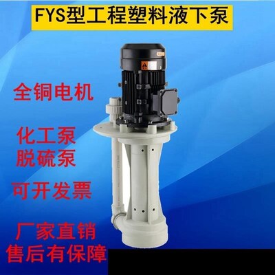 FSY65-32-7.5/FSY85-30-5.5海水潜水泵FSY25-5-0.123HP带上水管PP