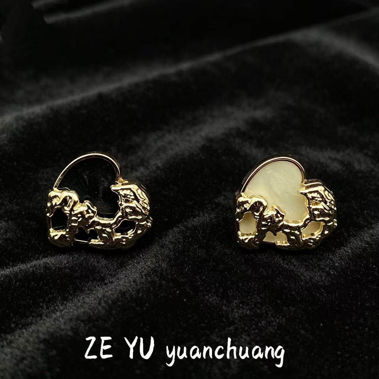 轻奢爱心无痕磁吸防走光胸针饰品