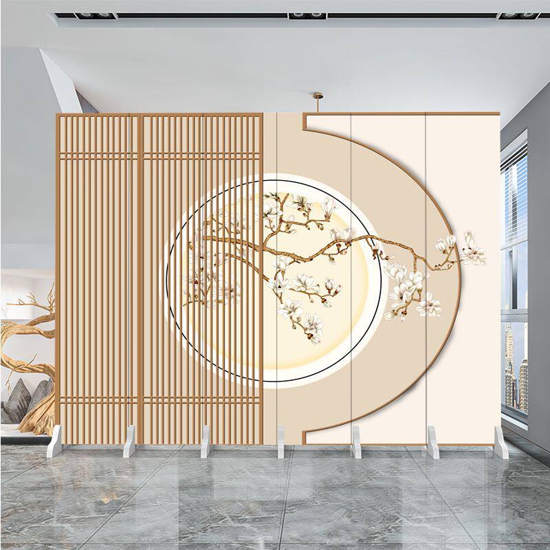 屏风隔断帘客厅折叠可移动卧室遮挡家用办公美容餐厅饭店包间屏风