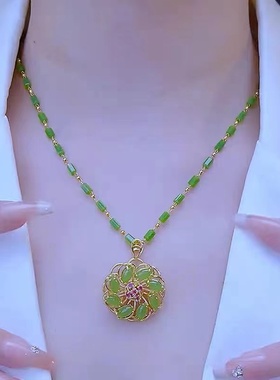 2024新款可旋转太阳花项链