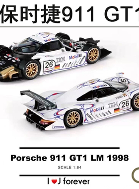 1:64 Trends Hobby 保时捷911卡宴 静态汽车模型