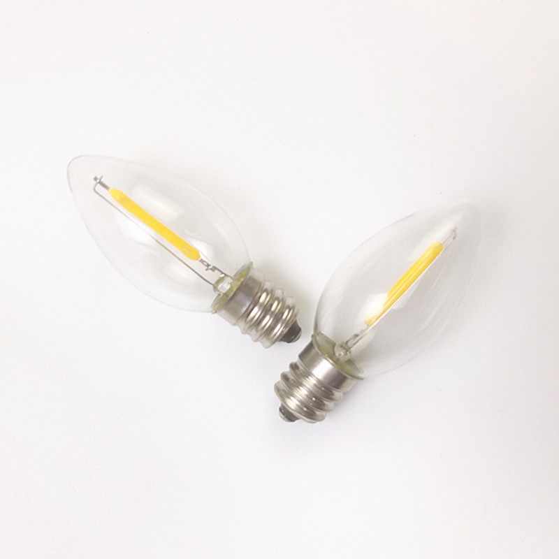 LED灯丝灯泡小螺口蜡烛佛龛