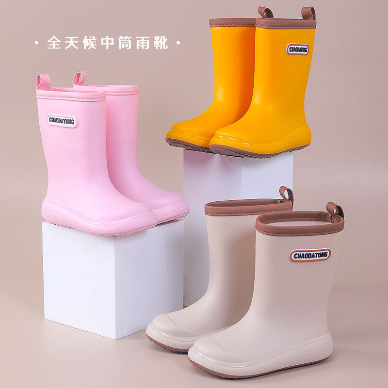 日本进口出口儿童雨鞋男孩女孩雨靴高筒防滑男童水鞋女童中大童小,童鞋/婴儿鞋/亲子鞋,雨靴,淘宝优惠券,粉丝福利购,淘宝优惠卷
