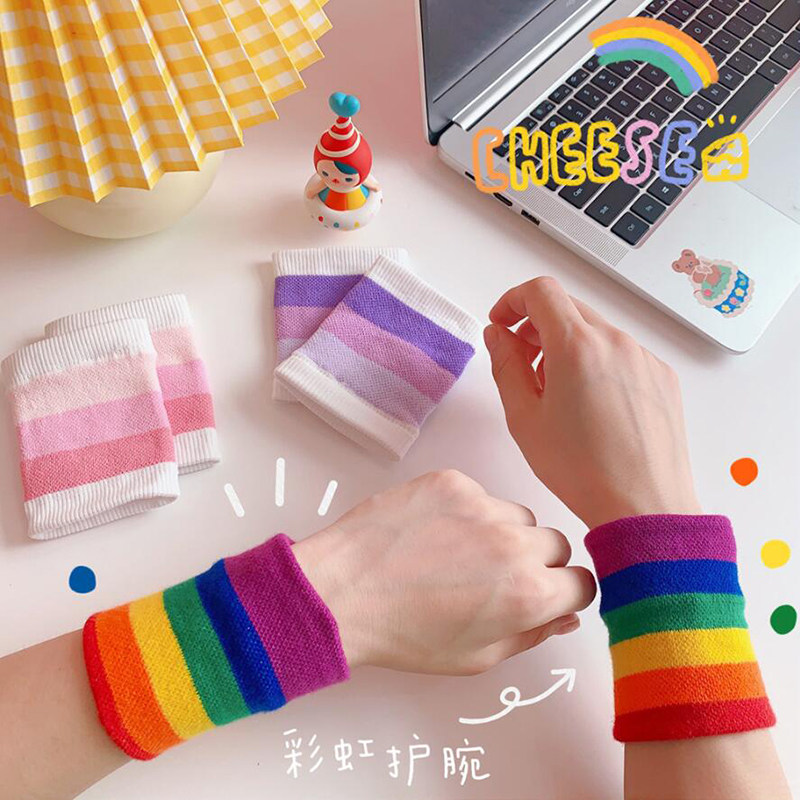 护腕ins跑步运动毛巾女学生透气擦汗巾健身吸汗巾手腕巾护套遮疤