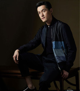 胡歌县委大院明星同款夹克2025男装春秋装韩版棒球服潮流休闲外套