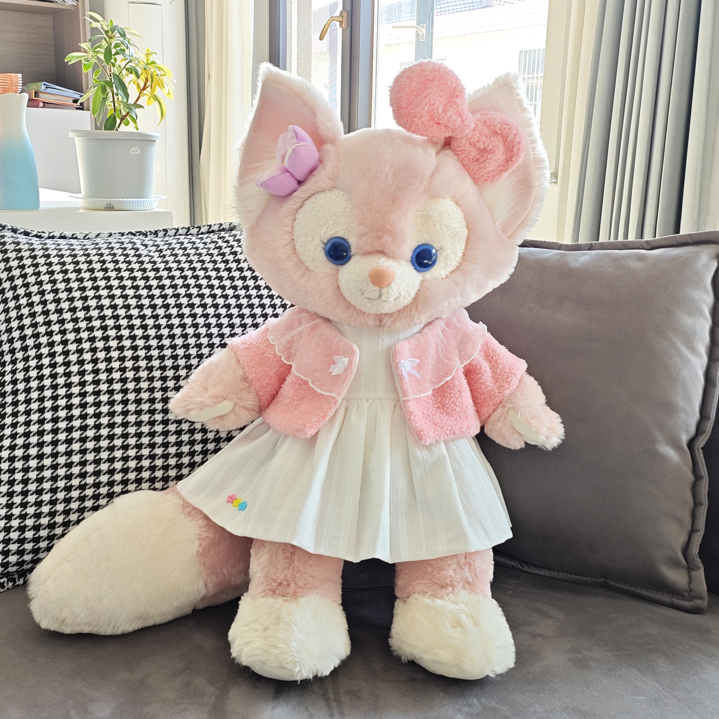 衣服适用M号琳娜贝儿替换玲娜贝尔着替裙子狐狸娃衣毛绒玩偶套装