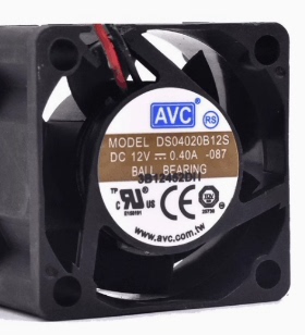 AVC 4厘米大风量风扇 4020 12V 0.40A DS04020B12S 双滚珠 测速