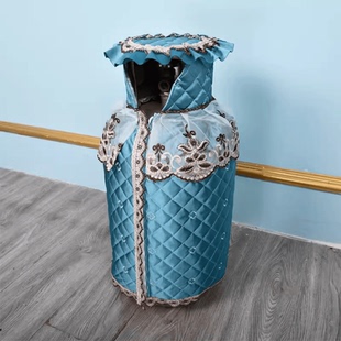 煤气罐罩子防尘套液化气瓶保护罩家用燃气表箱遮挡装饰布艺可定制