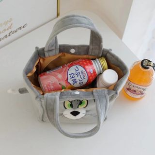 包邮】创意可爱卡通动漫大容量便当包饭盒袋收纳袋办公室午餐包袋