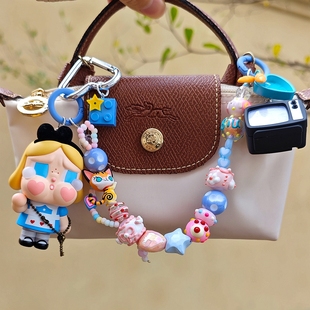 POPMART泡泡玛特CRYBABY 眼泪工厂汽车钥匙扣手机链包挂件哭娃