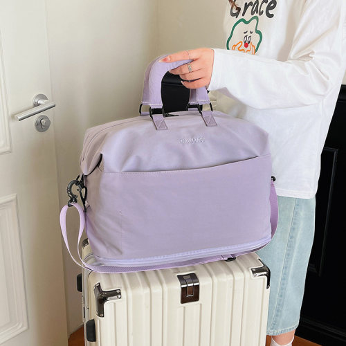 慵懒风轻便装衣服旅行包可套拉杆