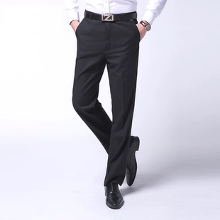 裤 高级感黑色小西裤 商务通勤西服西装 型小脚长裤 潮 男免烫无痕修身