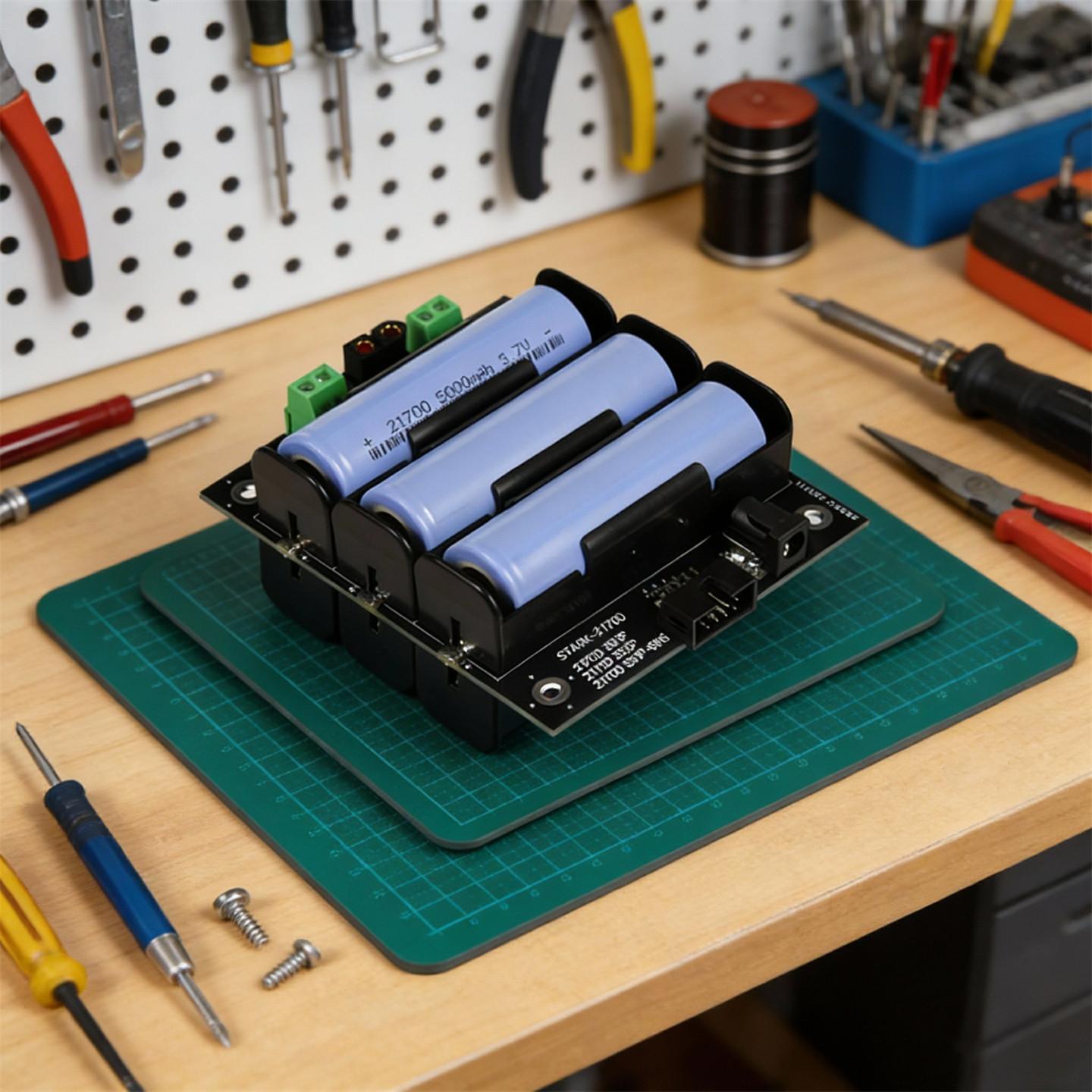 21700电池盒免焊接电池盒