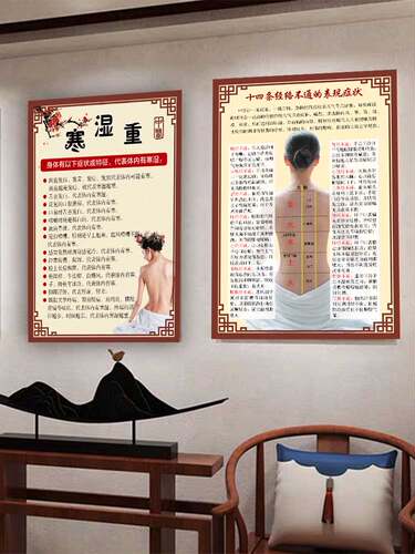养生馆宣传海报高清覆膜防水