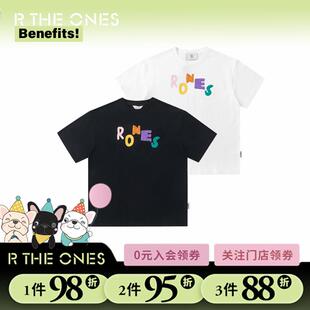 RTHEONES手工毛线球RO字母T恤短袖夏季2025