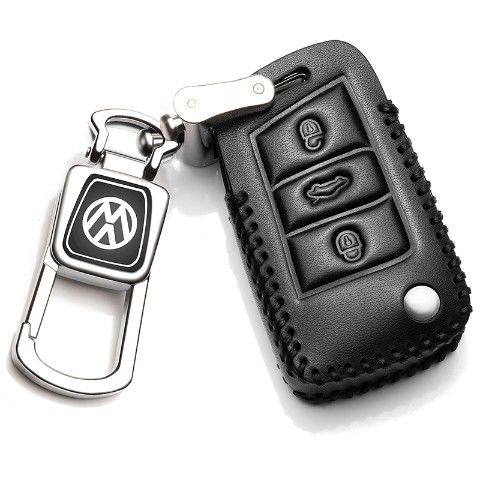 2019款一汽大众探岳钥匙套真皮专用大众探岳钥匙包探岳车扣全包