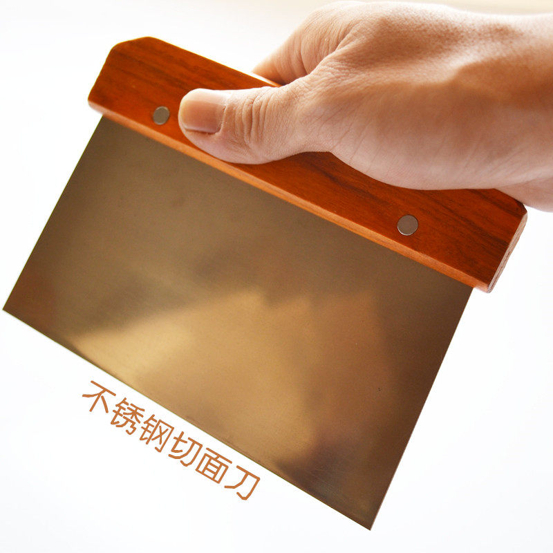 加厚不锈钢切面刀面糊奶油刮面板刮刀面团分切刀烘焙工具木柄刮板,厨房/烹饪用具,其它烘焙器具,淘宝优惠券,粉丝福利购,淘宝优惠卷