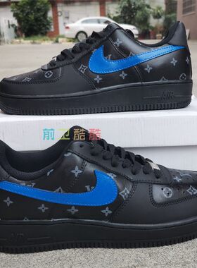 私人定制球鞋diy手绘AF1空军一号黑武士OW联名涂鸦改造AJ彩绘改色