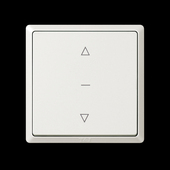 86型一位电动窗帘开关中间关断型 轨道电机升降按键手动控制天基