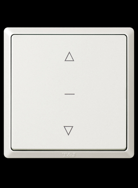 86型一位电动窗帘开关中间关断型 轨道电机升降按键手动控制天基