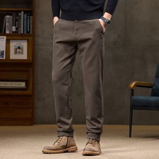 新款胖子肥佬裤子小脚商务休闲裤男加肥加大码宽松臀围140长裤46