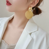 欧美夸张银针时尚 女耳环2020潮新款 个性 大气复古韩国气质网红耳饰