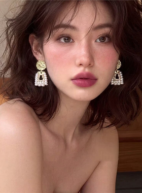 轻奢设计高级感欧美复古夸张耳环