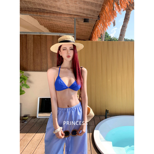 在逃公主泳衣女2026新款比基尼性感辣妹长裤高级感显白度假风温泉