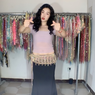 专业表演腰链 倾城之蝶 显胯埃及臀巾 肚皮舞腰链 小妍家新款