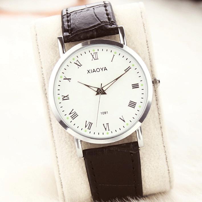 正品防水学生夜光时尚石英手表