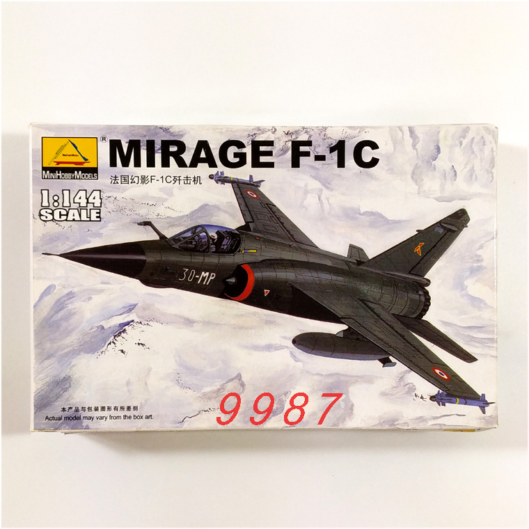 法国幻影F1歼击机   小号手模型1比144  益智拼装战机战斗机1/144